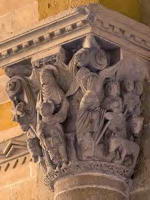 DETALLE DEL ÁNGEL ANUNCIANDO A LOS PASTORES